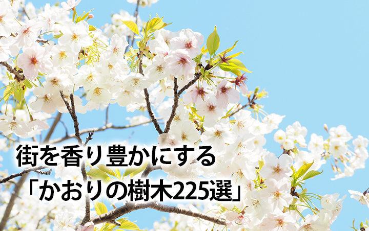 街を香り豊かにする「かおりの樹木225選」