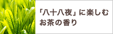 「八十八夜」に楽しむお茶の香り