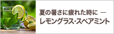 夏の暑さに疲れた時にーレモングラス・スペアミント